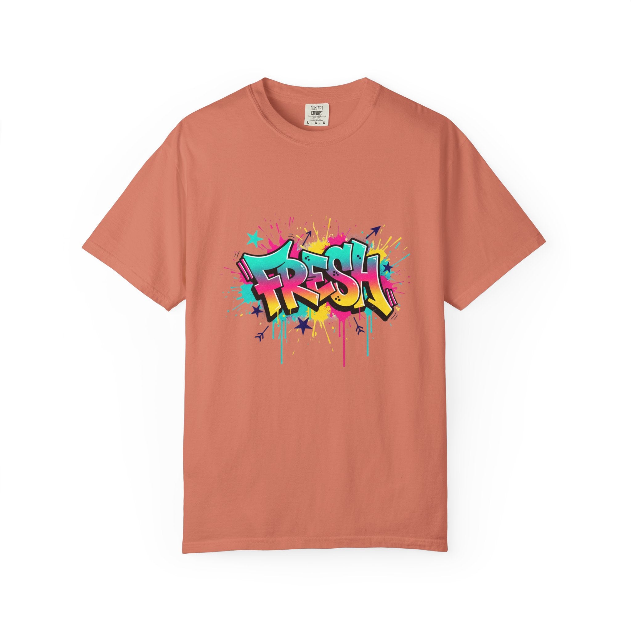 Graffiti "Fresh" Graphic T-Shirt — Retro Street Art Tee