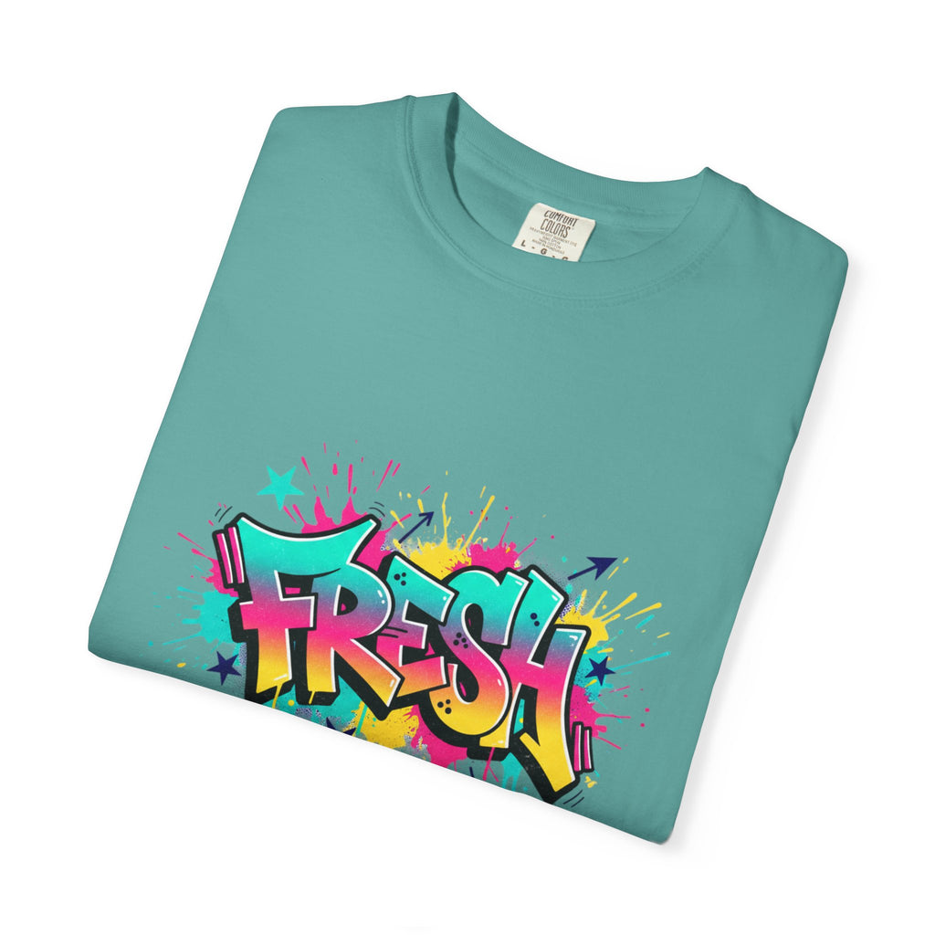 Graffiti "Fresh" Graphic T-Shirt — Retro Street Art Tee