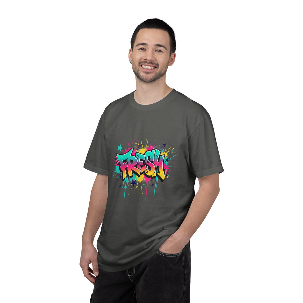 Graffiti "Fresh" Graphic T-Shirt — Retro Street Art Tee