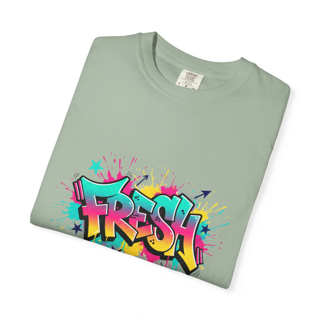 Graffiti "Fresh" Graphic T-Shirt — Retro Street Art Tee