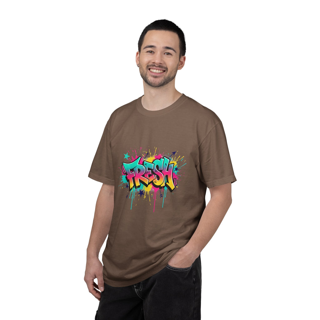 Graffiti "Fresh" Graphic T-Shirt — Retro Street Art Tee